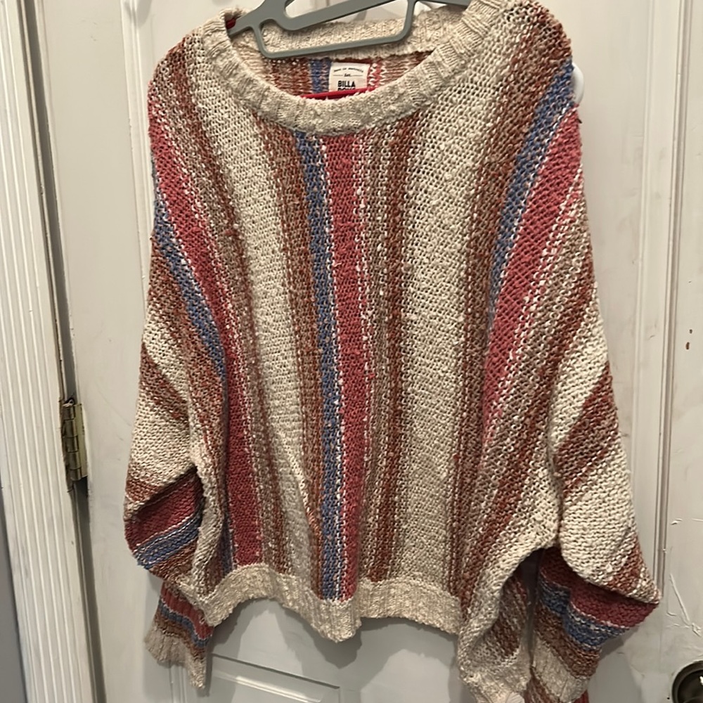 NWT Billabong striped sweater